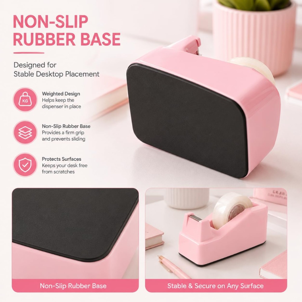 Cute Tape Dispenser for Desk,  - Tape Dispenser Weighted avaliação e preço