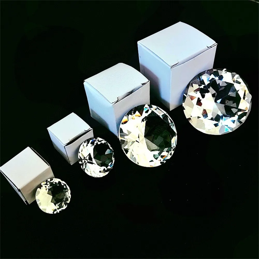 1pc Crystal Glass Diamond Pape - Paper Weight Crystal avaliação e preço