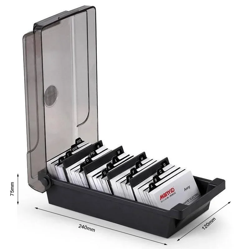 Business Card Holder, Plastic  - Index Card Holder avaliação e preço