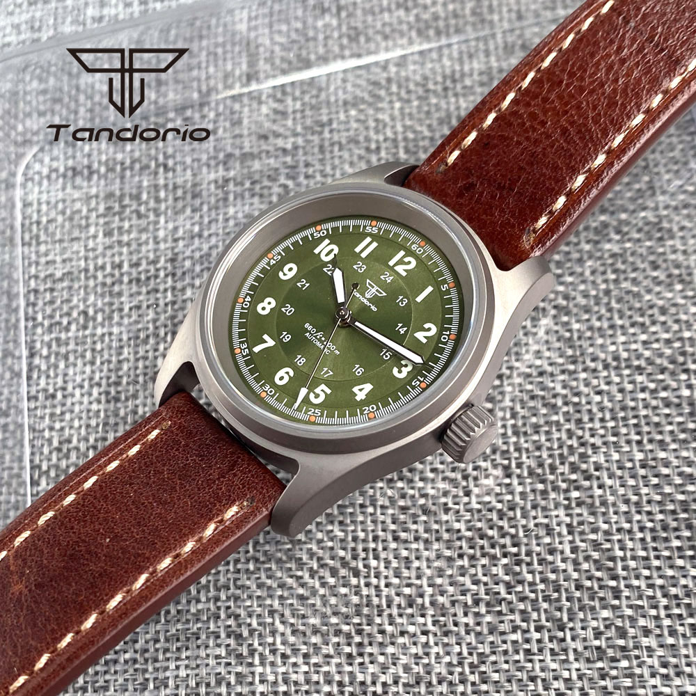Tandorio 36mm Titanium Case Li - Paper Weight Crystal avaliação e preço