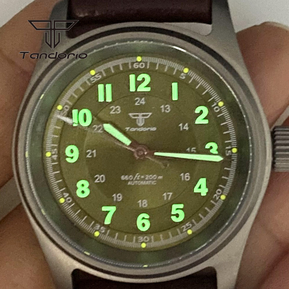 Tandorio 36mm Titanium Case Li - Paper Weight Crystal avaliação e preço