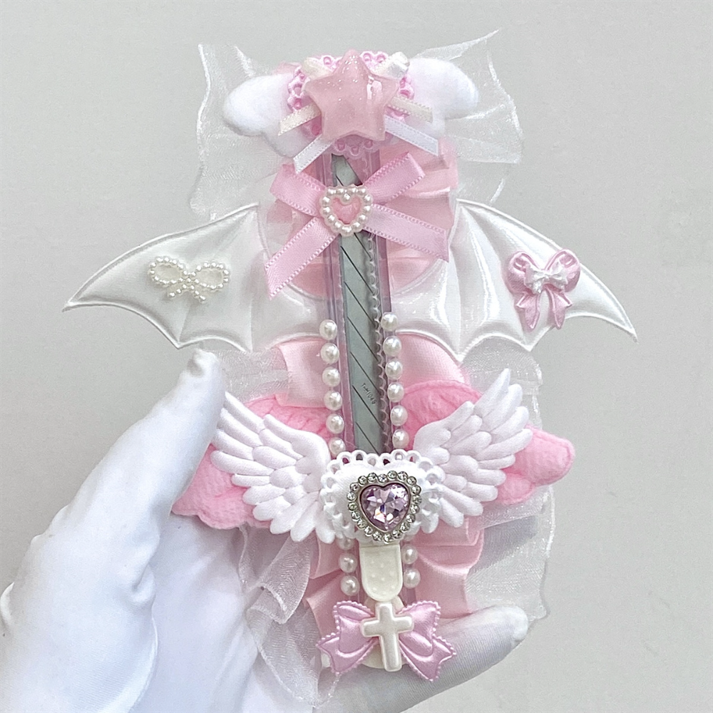 Cute pink Cat's Claw Angel Win - Letter Opener Brass avaliação e preço