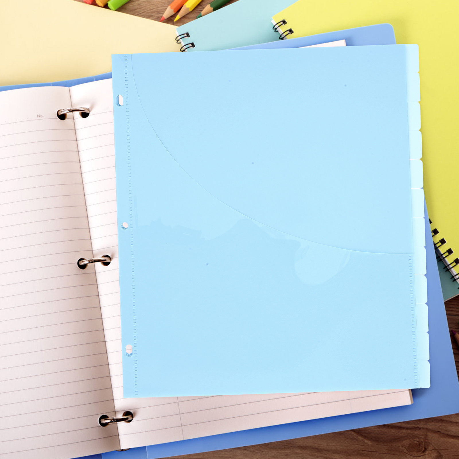 12Pcs Binder Dividers A4 Size  - Tab Divider A4 avaliação e preço