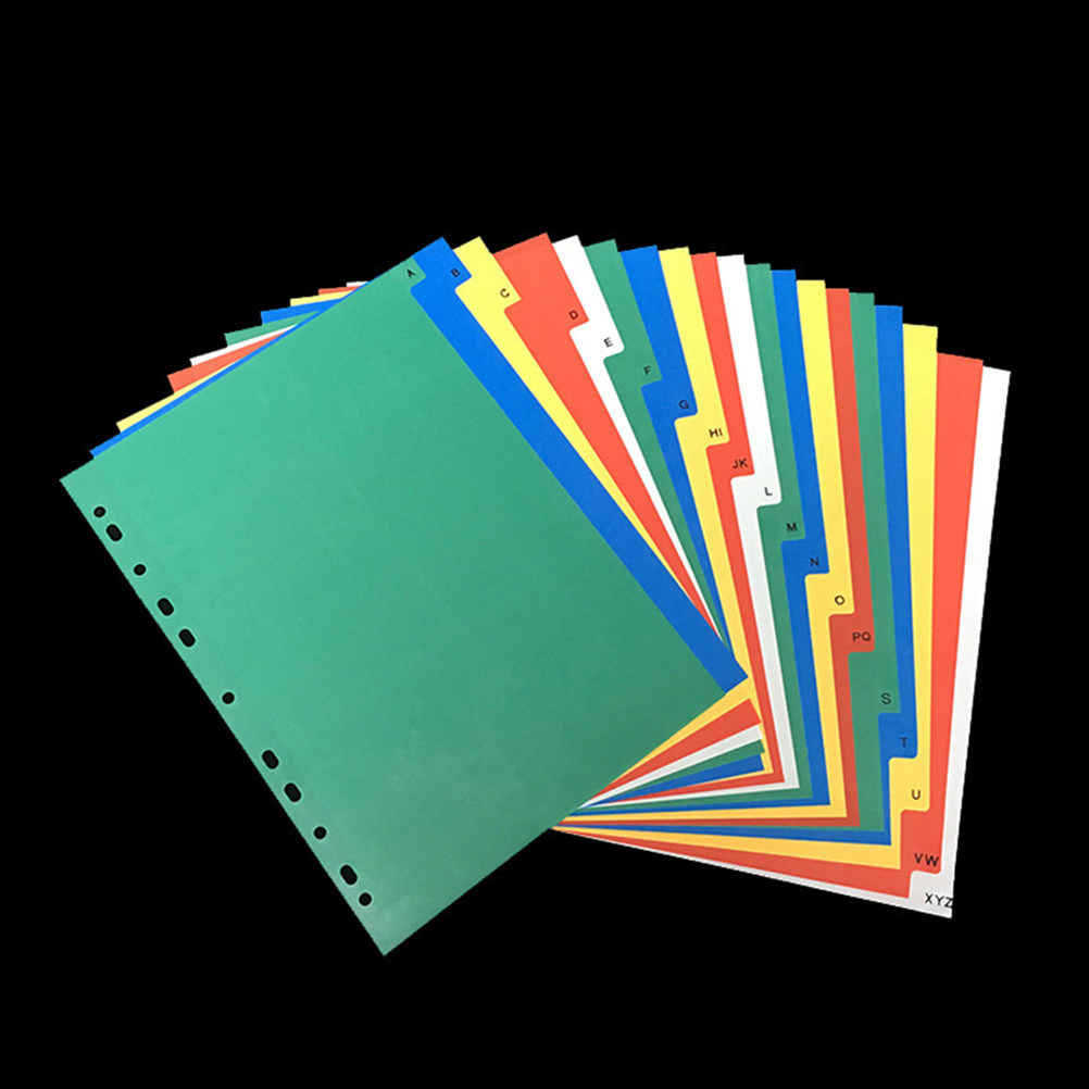 40Pcs Multi Color A4 Index Tab - Tab Divider A4 avaliação e preço