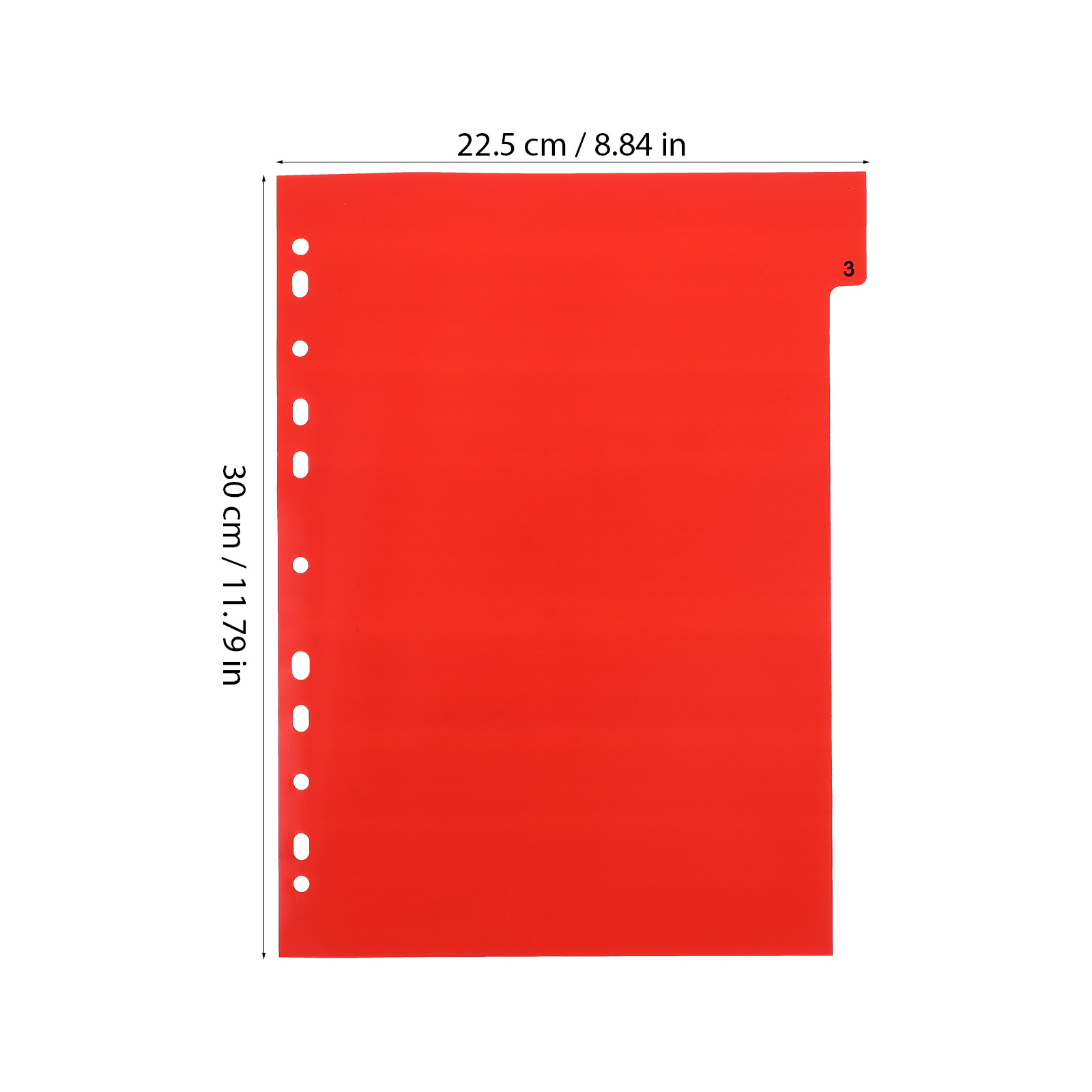 20 Pages A4 Colorful Plastic T - Tab Divider A4 avaliação e preço