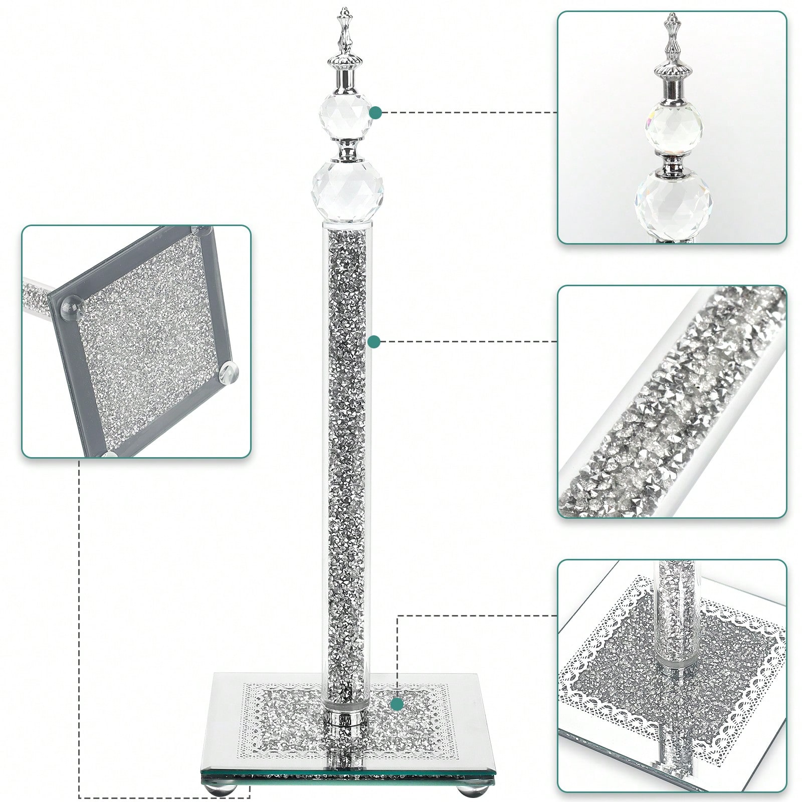 Crystal Paper Towel Holder, Bl - Paper Weight Crystal avaliação e preço