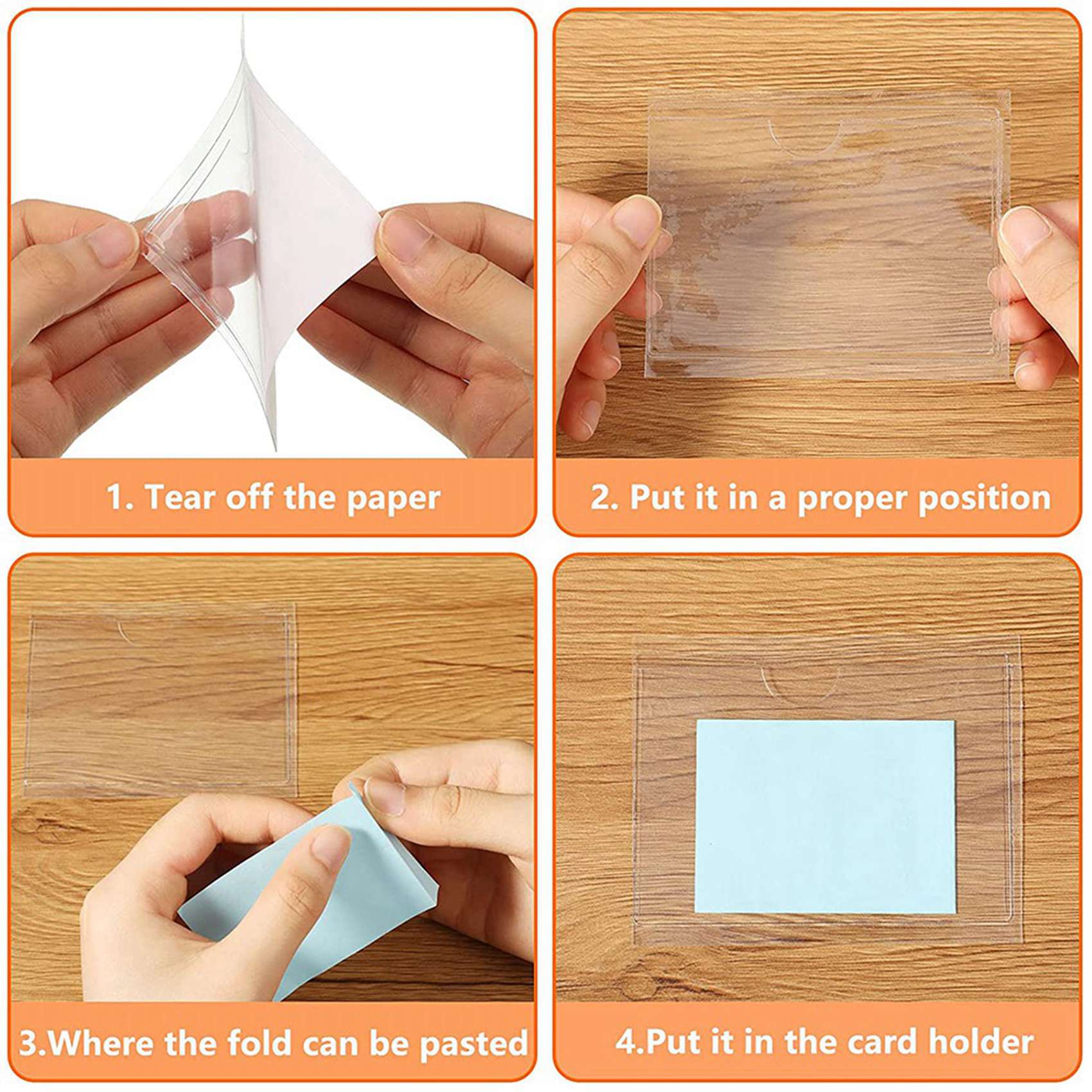 72Pcs Self-Adhesive Label Card - Index Card Holder avaliação e preço
