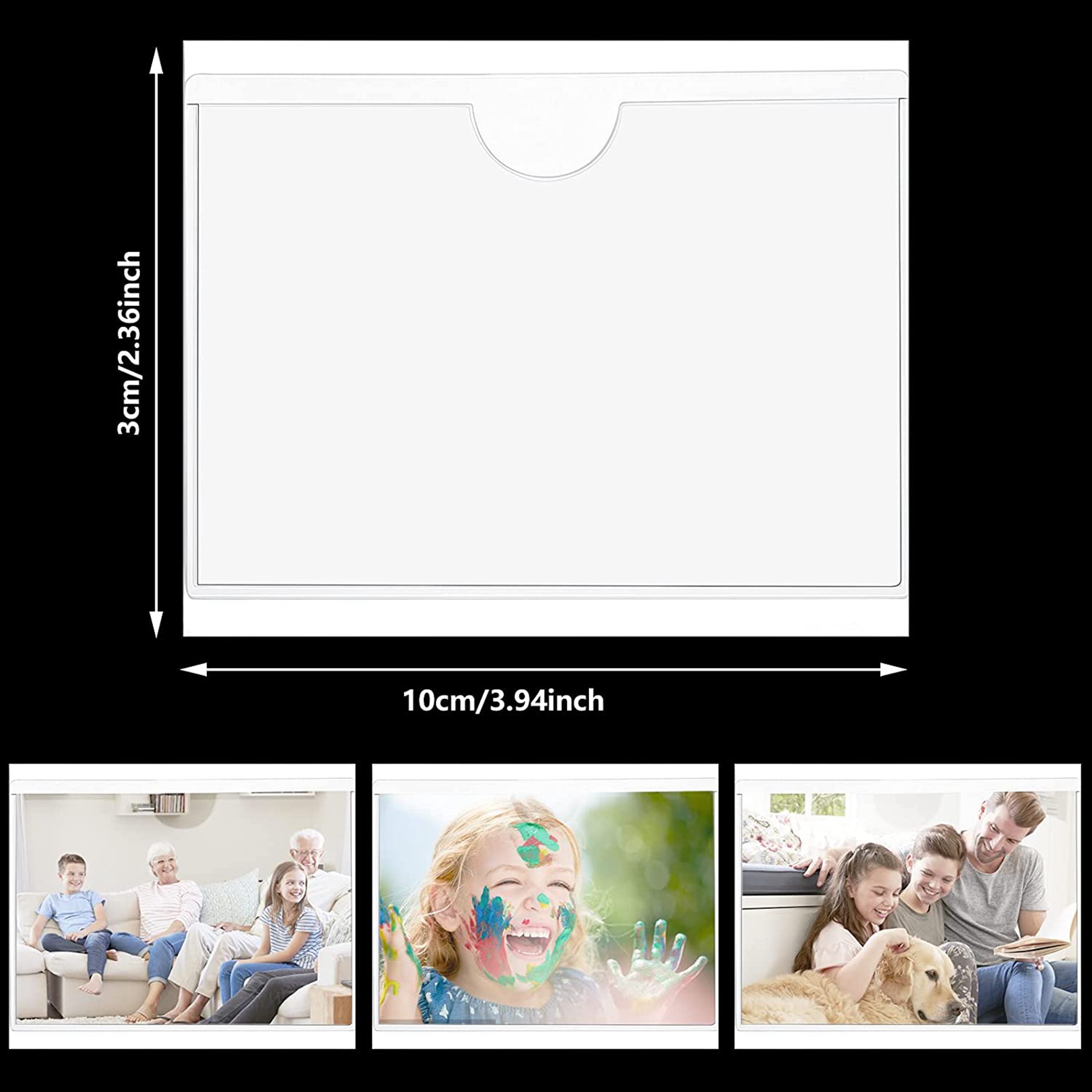 72Pcs Self-Adhesive Label Card - Index Card Holder avaliação e preço