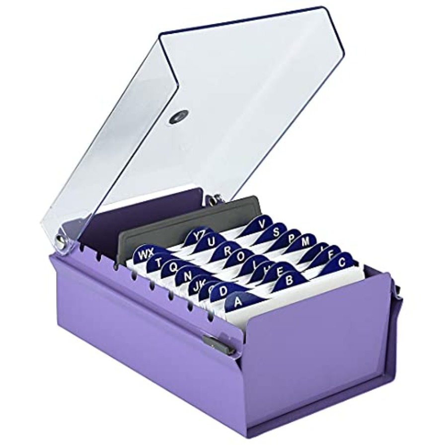 3 x 5 Card File Holder Organiz - Index Card Holder avaliação e preço