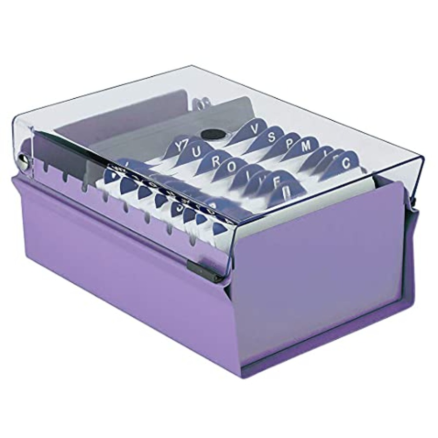 3 x 5 Card File Holder Organiz - Index Card Holder avaliação e preço