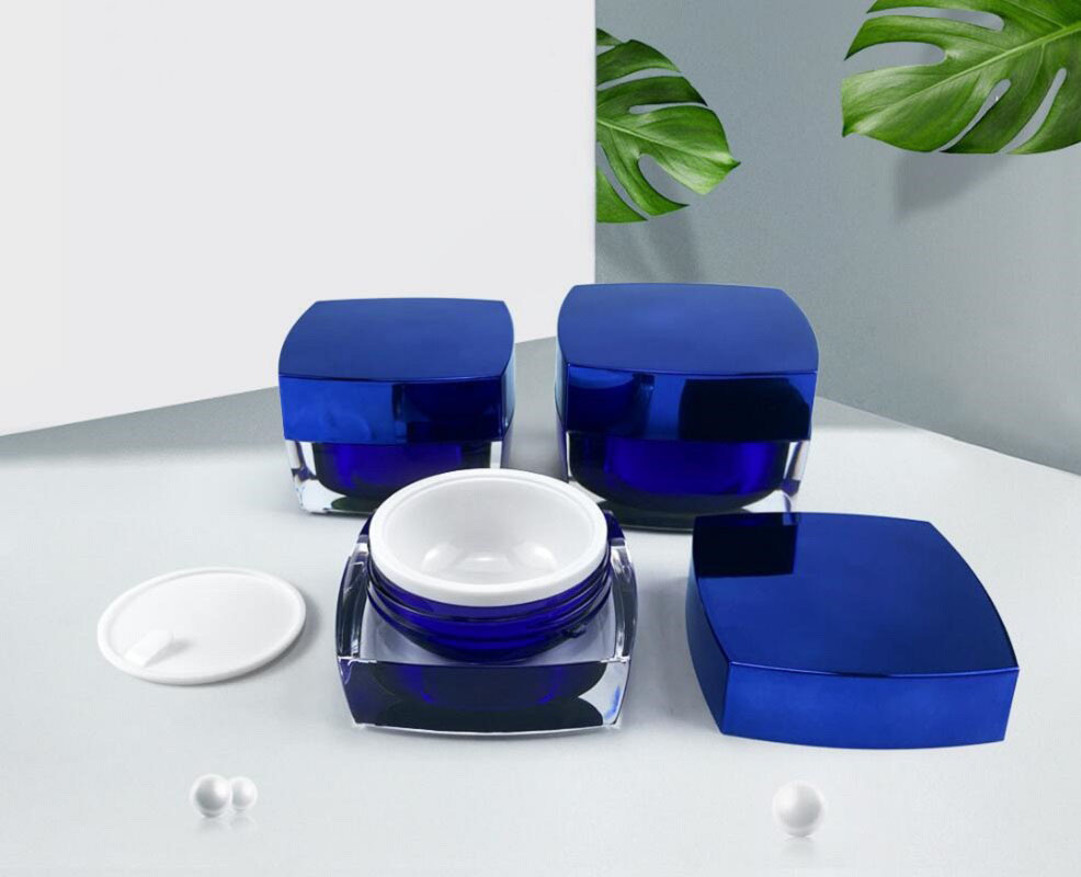 50g dark blue square shape acr - Gel Refill Pack avaliação e preço