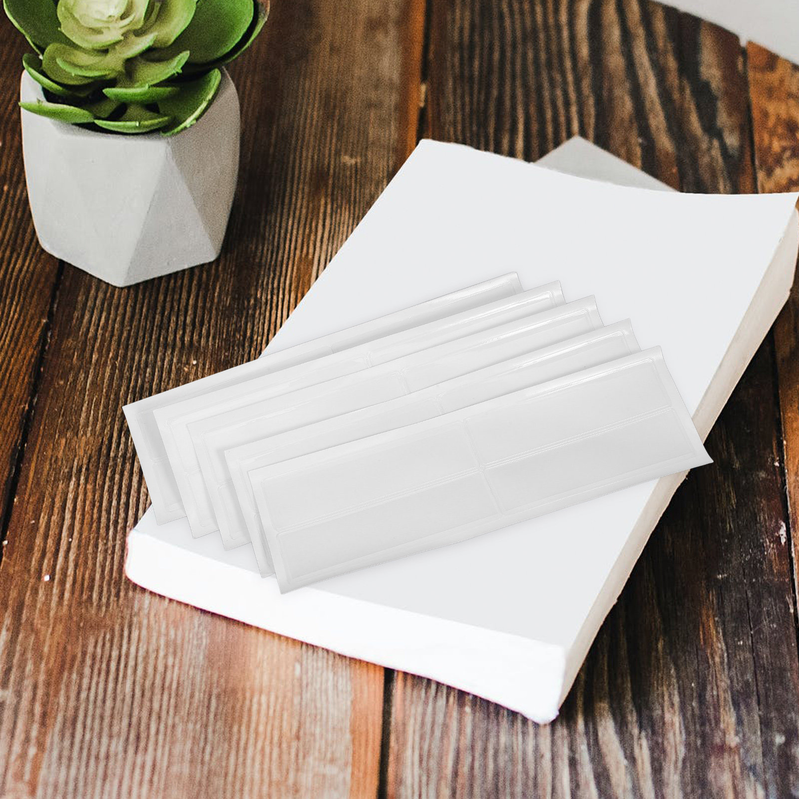 20Pcs Heavy-Duty PVC Transpare - Index Card Holder avaliação e preço